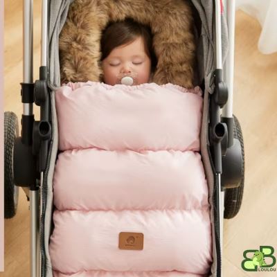 Chanceliere poussette rose fille