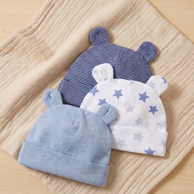 Bonnet bébé garçon couleurs