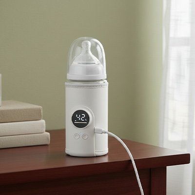 Chauffe biberon blanc