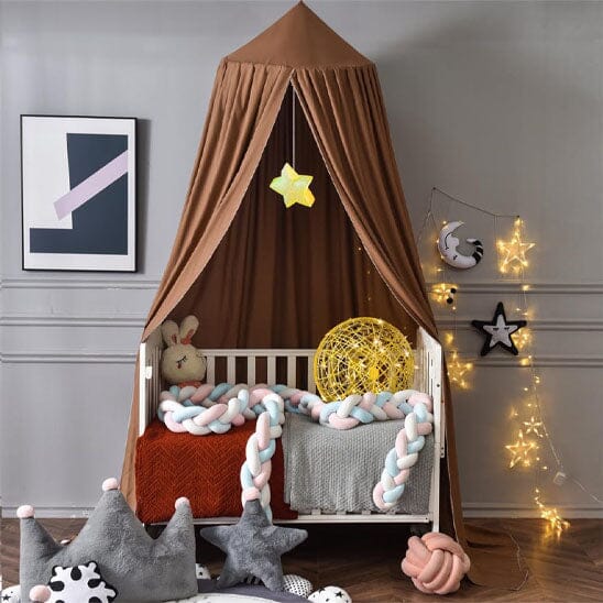 Ciel de lit cabane chambre enfant