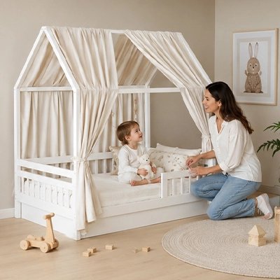 Ciel de lit enfant Rêve Céleste maman enfantrs