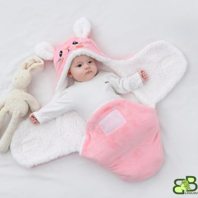 La Couverture Bébé- Lapin bebeloulou