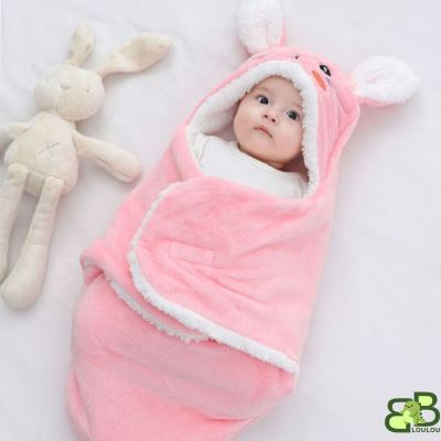 La Couverture Bébé- Lapin bebeloulou