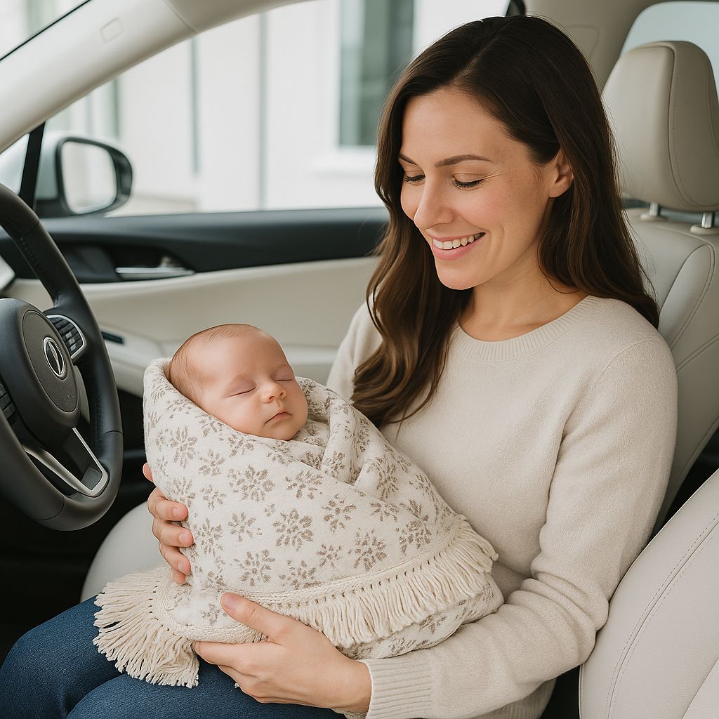 Couverture Emmaillotage bebe voiture