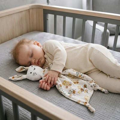 Doudou bébé fleur bébé