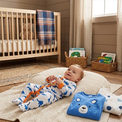 Grenouillere pour bebe Dors-bien enfant allongé