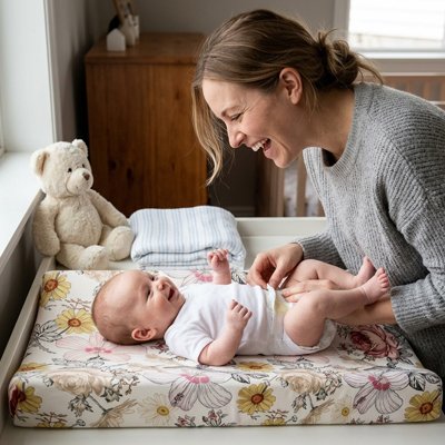 Housse tapis à langer bébé