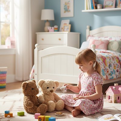 Ours en peluche Miel marron fille
