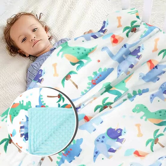 Couverture bébé-dino
