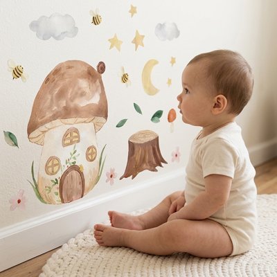 Stickers muraux abeille