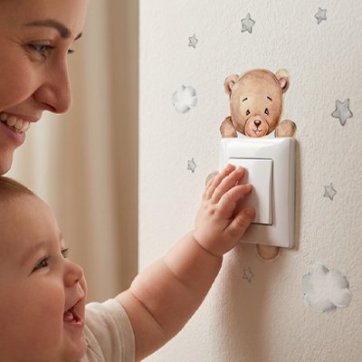 Stickers muraux enfant Ours enfant