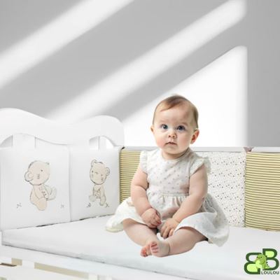 Tour de Lit Bébé-Beige