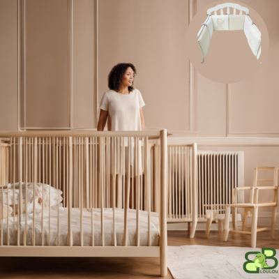Tour de Lit Bébé-Beige