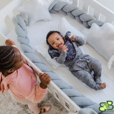 tour de lit tresse enfant