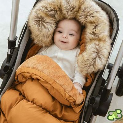 chancelière poussette bruin