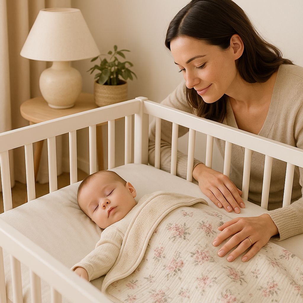 COUVERTURE BEBE lit maman