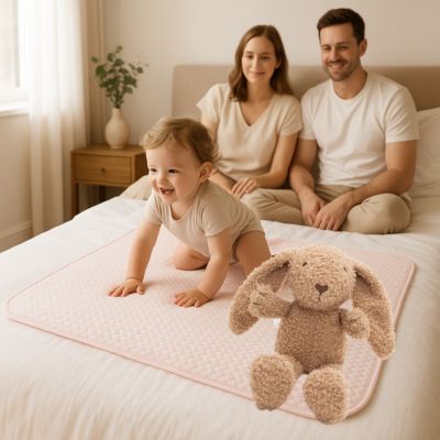 Tapis à langer nomade imperméable | Classique bebeloulou