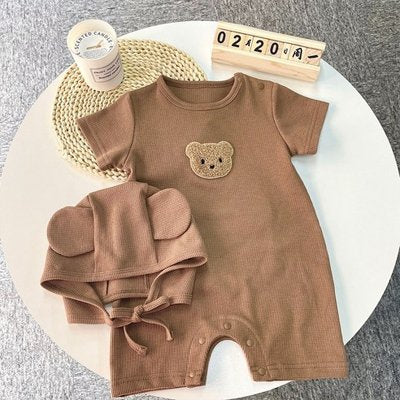 Barboteuse  chocolat ours