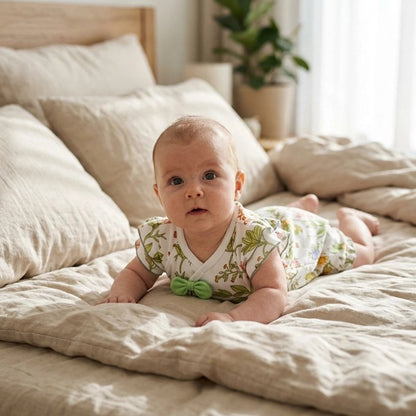 Barboteuse floral bébé