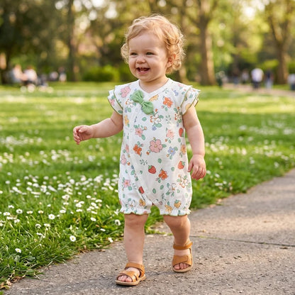 Barboteuse floral enfant