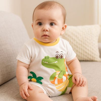 Barboteuse | Coton Bio Été bebeloulou