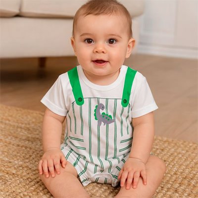 Barboteuse | Coton Bio Été bebeloulou