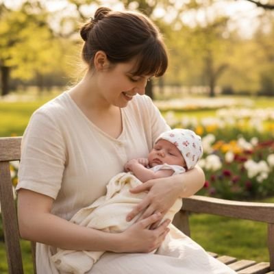 Bonnet bébé fille | Nuage d’hiver bebeloulou