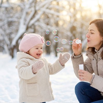 Bonnet bébé fille maman