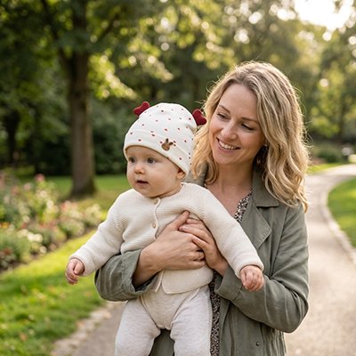 Bonnet bebe Tête lapin
