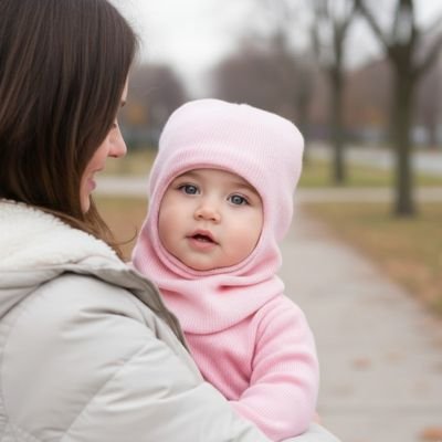 Cagoule bebe | Protection Hivernale bebeloulou