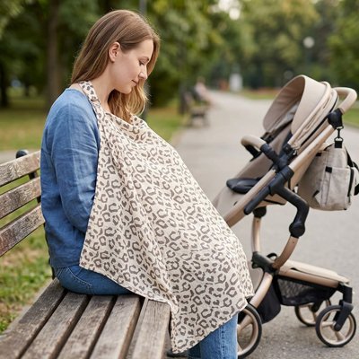 Cape d'allaitement Tablier de discrétion maman enfant