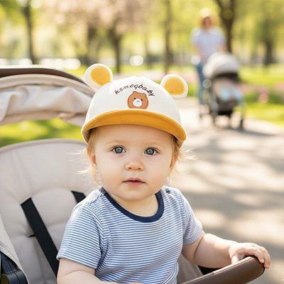Casquette bébé | Protection Solaire Ajustable bebeloulou