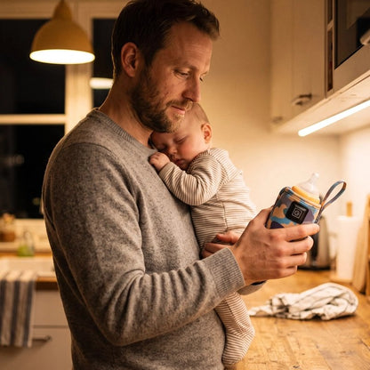 Chauffe biberon nomade papa bébé