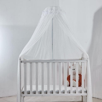 Ciel de lit bébé | Blanc bebeloulou