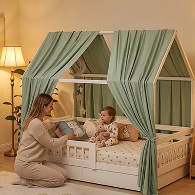 CIEL DE LIT POUR BEBE | Nuage Doux bebeloulou