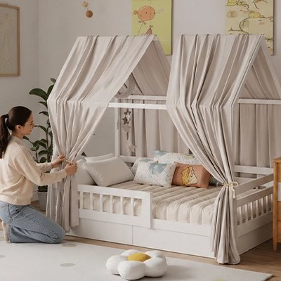 CIEL DE LIT POUR BEBE | Nuage Doux bebeloulou