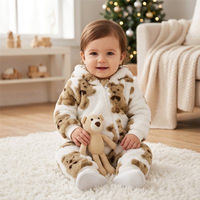 COMBINAISON OURS POUR BEBE fille chambre