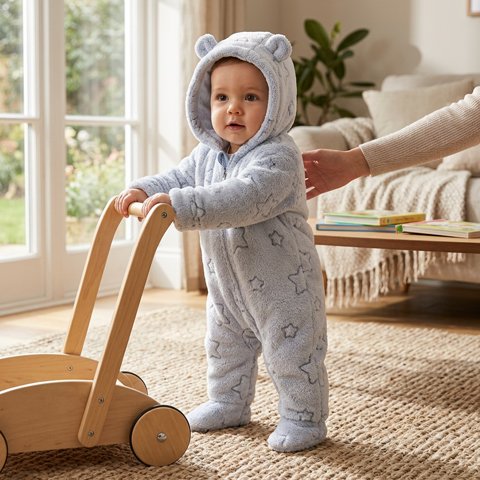 Combinaison bebe gris  bébé