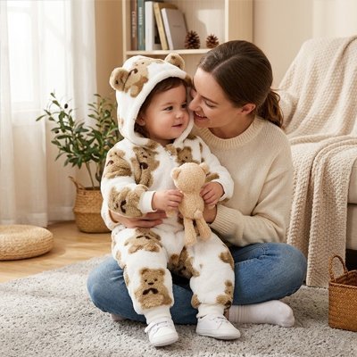 COMBINAISON OURS POUR BEBE | Ours bruin
