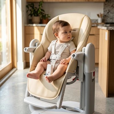 Coussin chaise haute | Confortable et Lavable bebeloulou