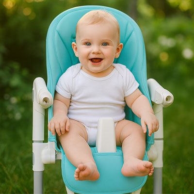 Coussin chaise haute Assise Nuage  enfant