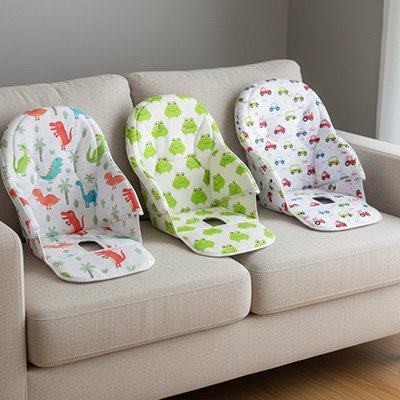 Coussin chaise haute Réversible  