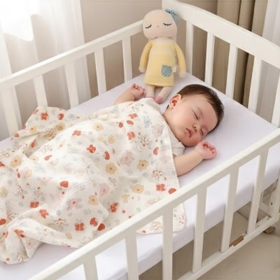 Couverture bébé coeur