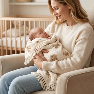 Couverture bébé | Oursonet bebeloulou