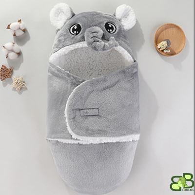 Couverture -Bébé-grise-elephant