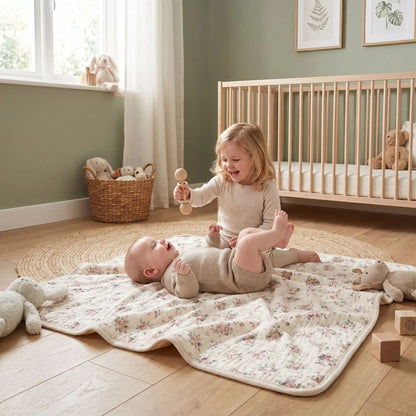 COUVERTURE BEBE rose petite fille