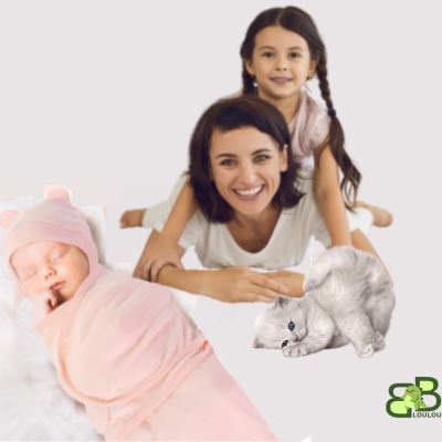Couverture Emmaillotage-rose bebeloulou