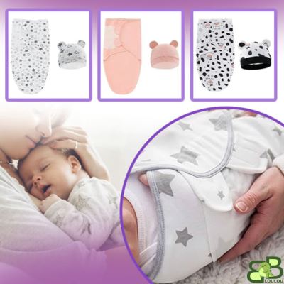 Couverture emmaillotage bébé maman