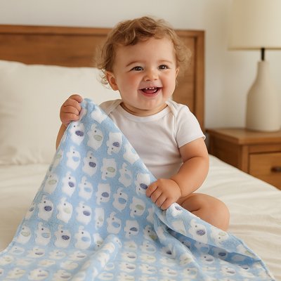 COUVERTURE EN POLAIRE BEBE 