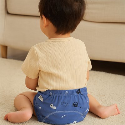 Culotte d'apprentissage bleu